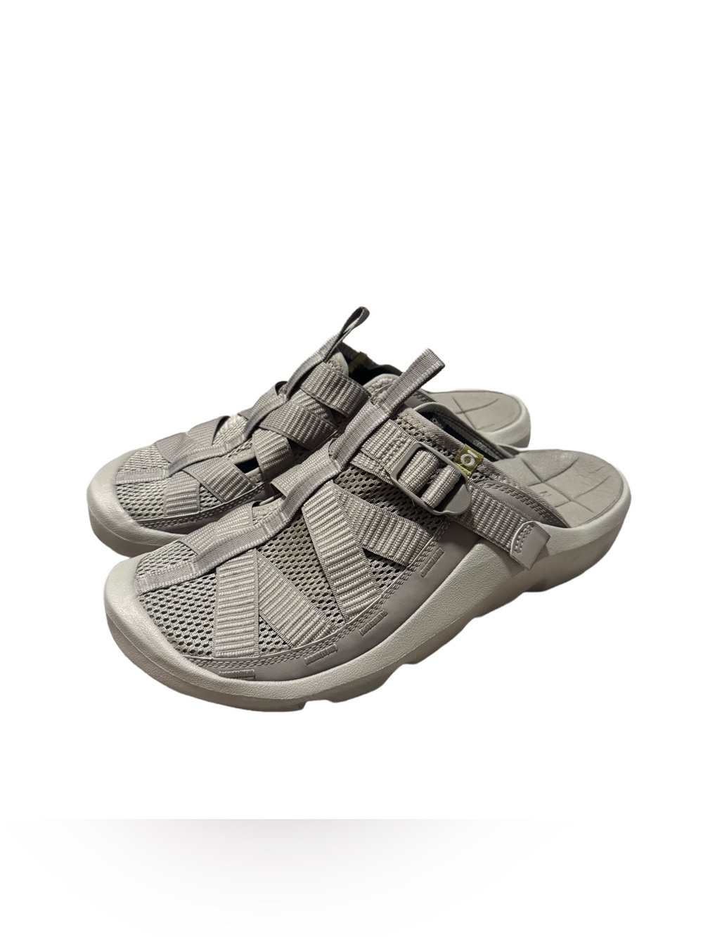 Oboz Whakata Ease Slide Men's 10 Sandal Grey Outdoor Hiking Gorpcore Slip On